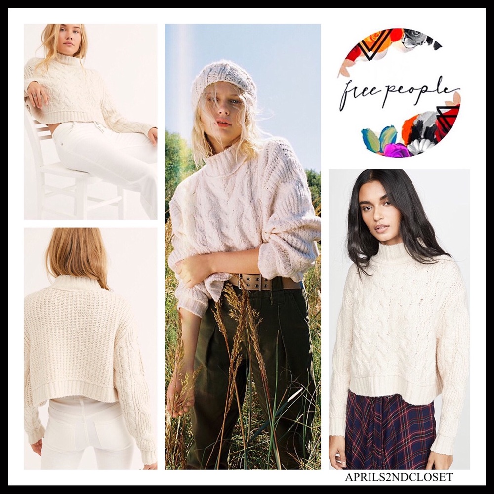 FREE PEOPLE BOHO PULLOVER LUXE KNIT SWEATER A2C - Picture 7 of 15